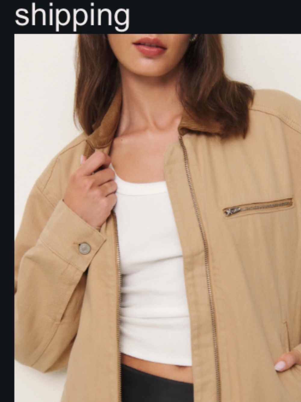 Harrison utility jacket NWT